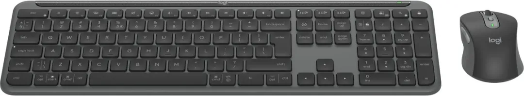 Logitech MK950 Signature Slim Combo - Draadloos Toetsenbord & Muis - Grijs
