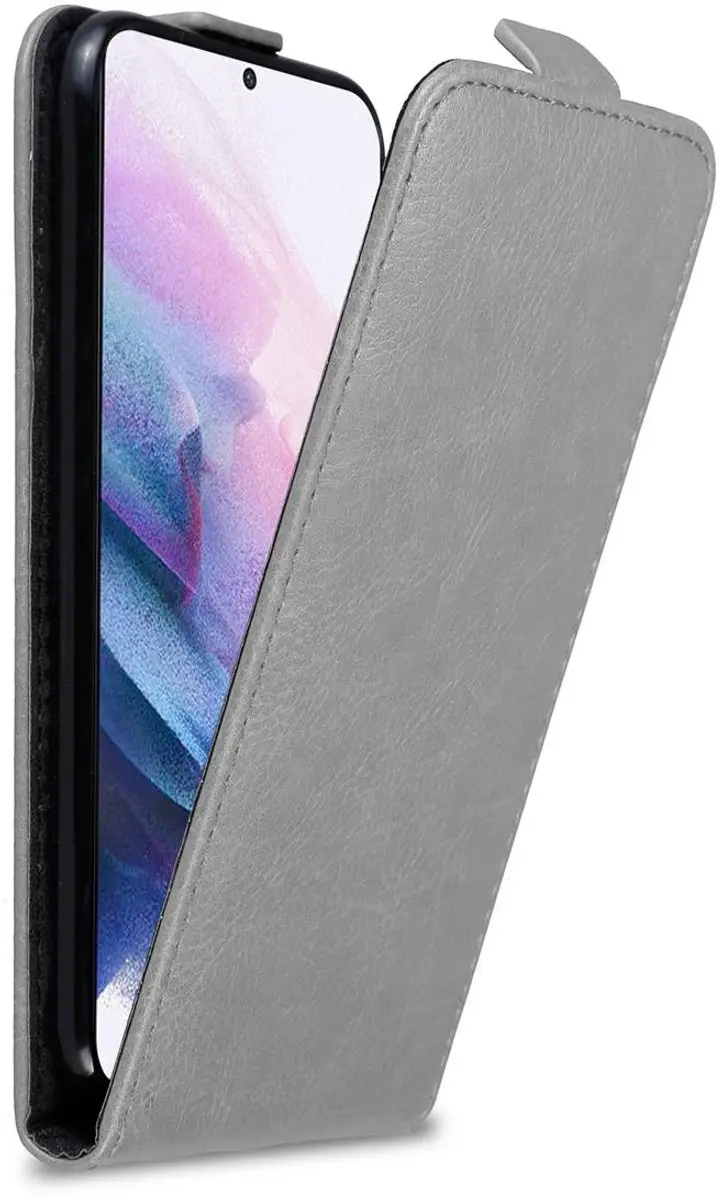 Cadorabo Hoesje geschikt voor Samsung Galaxy S21 PLUS in TITANIUM GRIJS