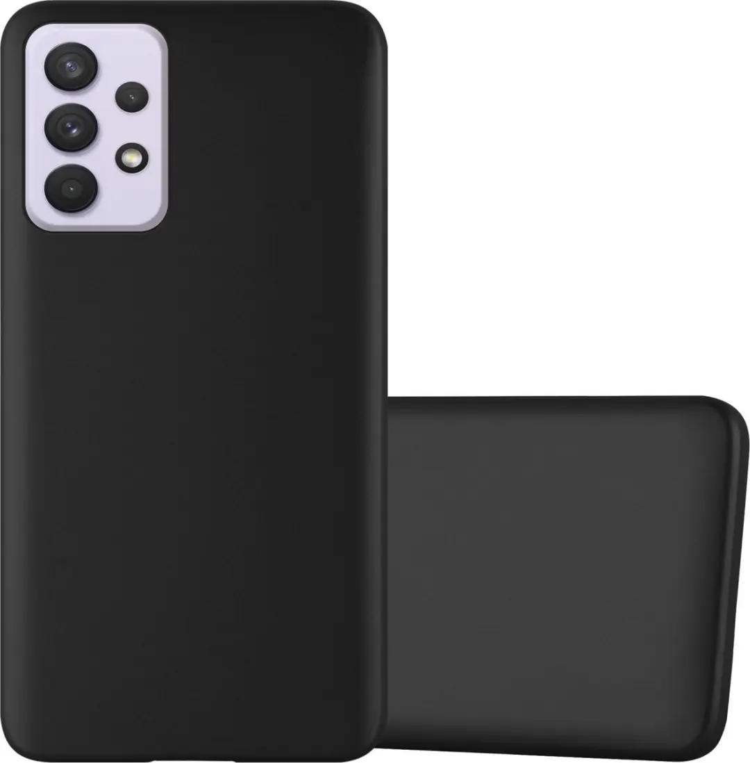 Cadorabo Hoesje geschikt voor Samsung Galaxy A33 5G in METALLIC ZWART