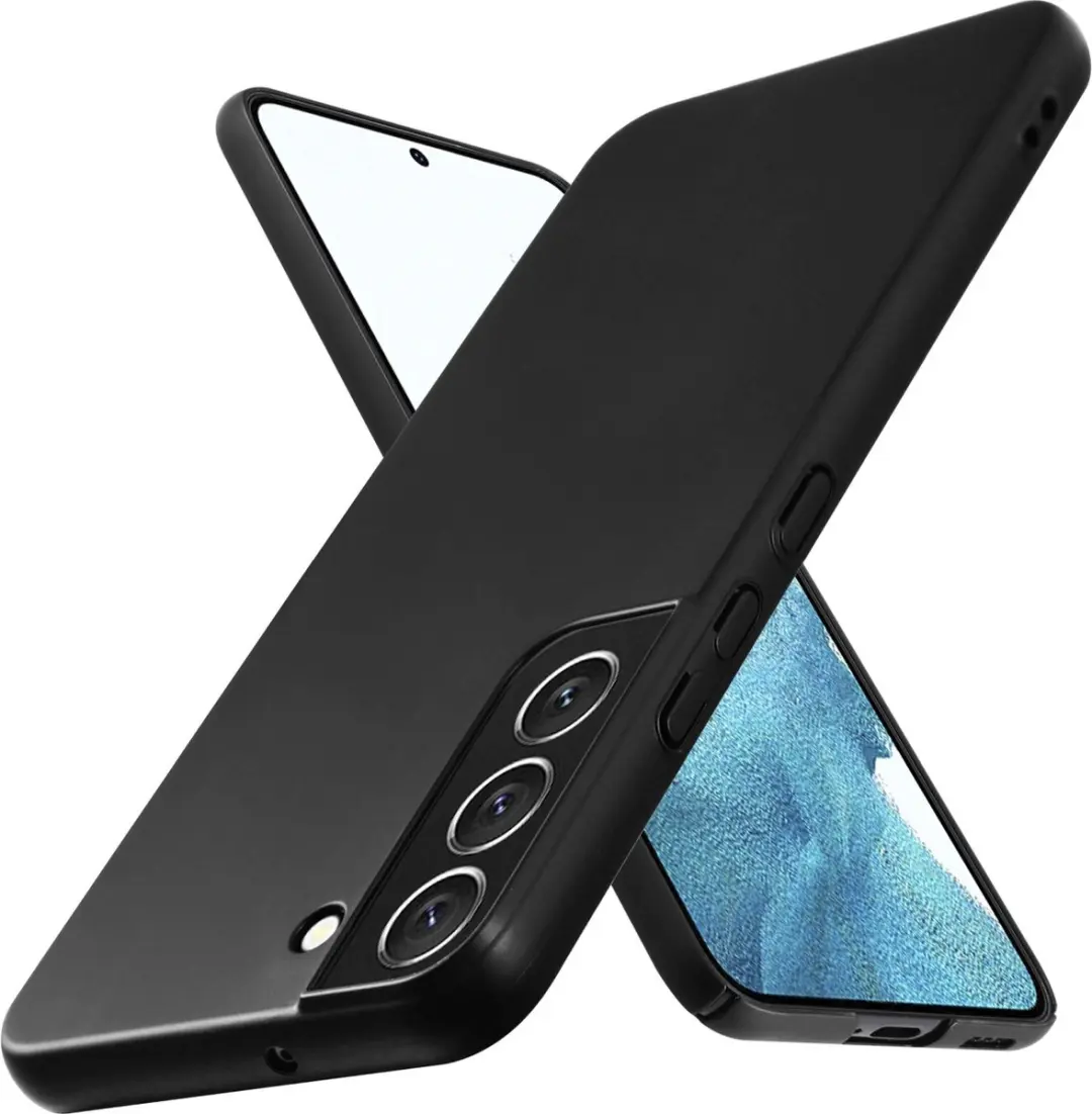 Cadorabo Hoesje geschikt voor Samsung Galaxy S22 PLUS in METAAL ZWART