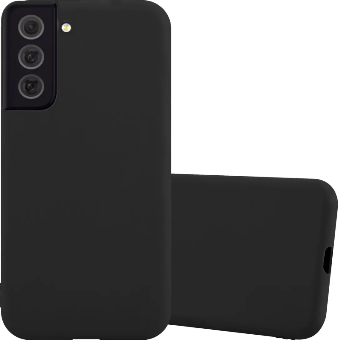Cadorabo Hoesje geschikt voor Samsung Galaxy S22 in CANDY ZWART