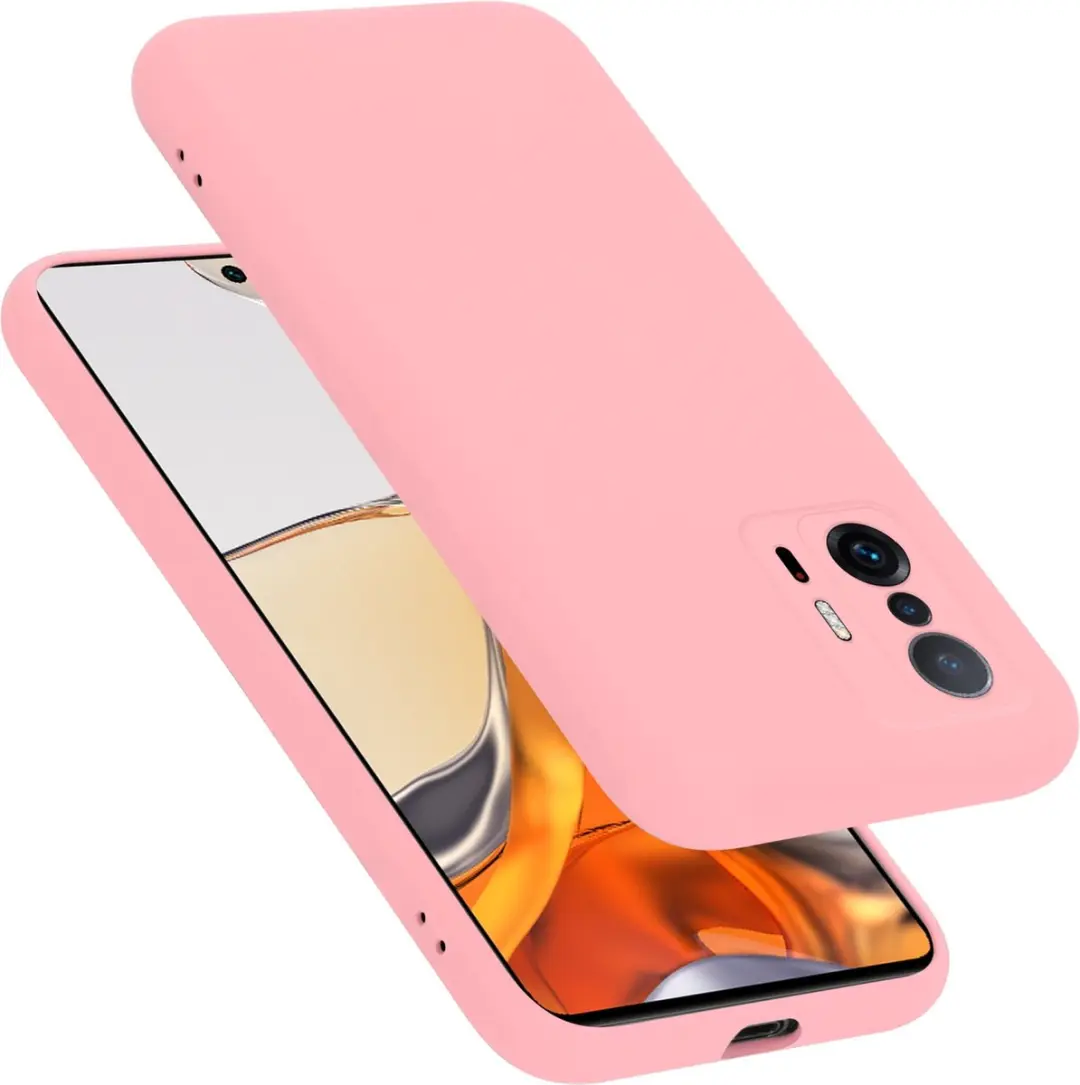 Cadorabo Hoesje geschikt voor Xiaomi 11T / 11T PRO in LIQUID ROZE