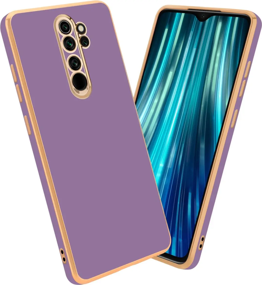 Cadorabo Hoesje geschikt voor Xiaomi RedMi NOTE 8 PRO in Glossy Paars