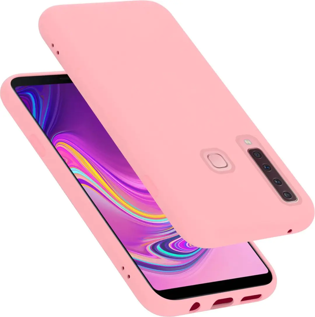 Cadorabo Hoesje geschikt voor Samsung Galaxy A9 2018 in LIQUID ROZE