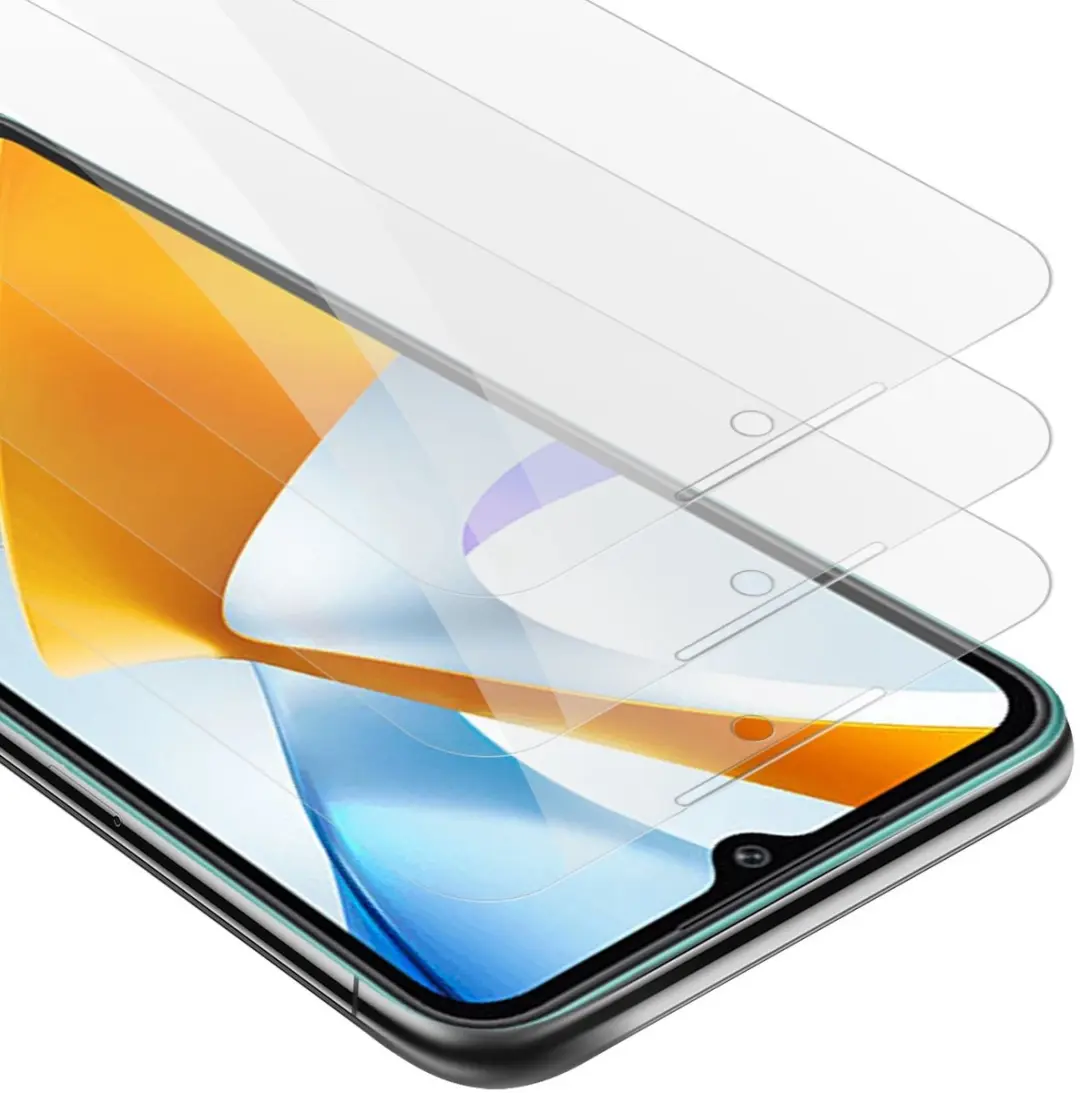 Cadorabo 3x Screenprotector geschikt voor Xiaomi RedMi 10C / POCO C40