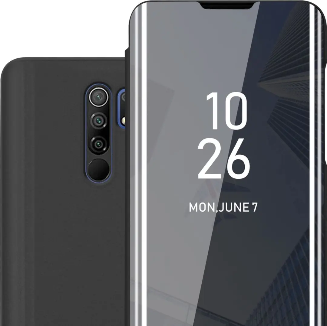 Cadorabo Hoesje geschikt voor Xiaomi RedMi 9 in TOERMALIJN ZWART