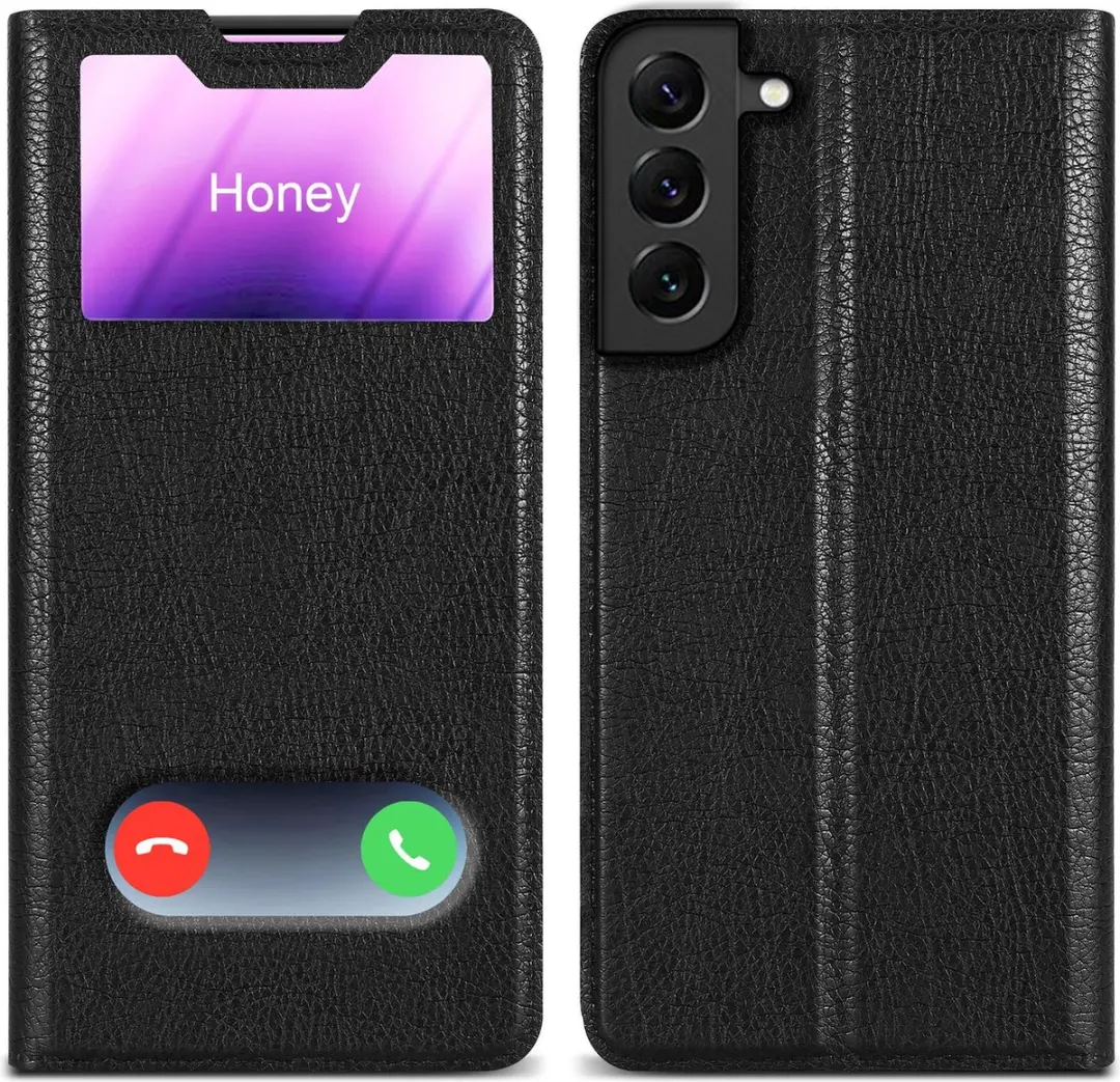 Cadorabo Hoesje geschikt voor Samsung Galaxy S22 PLUS in KOMEET ZWART