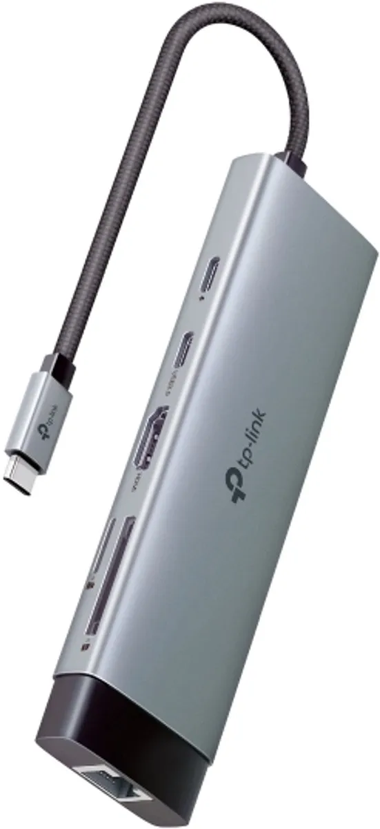TP-Link UH9120C USB-C Hub 9-in-1 - Grijs