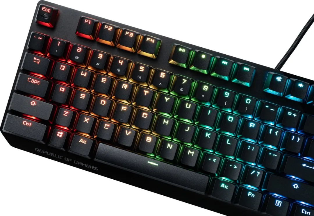 ASUS ROG PBT Keycap Set AC03 - Zwart