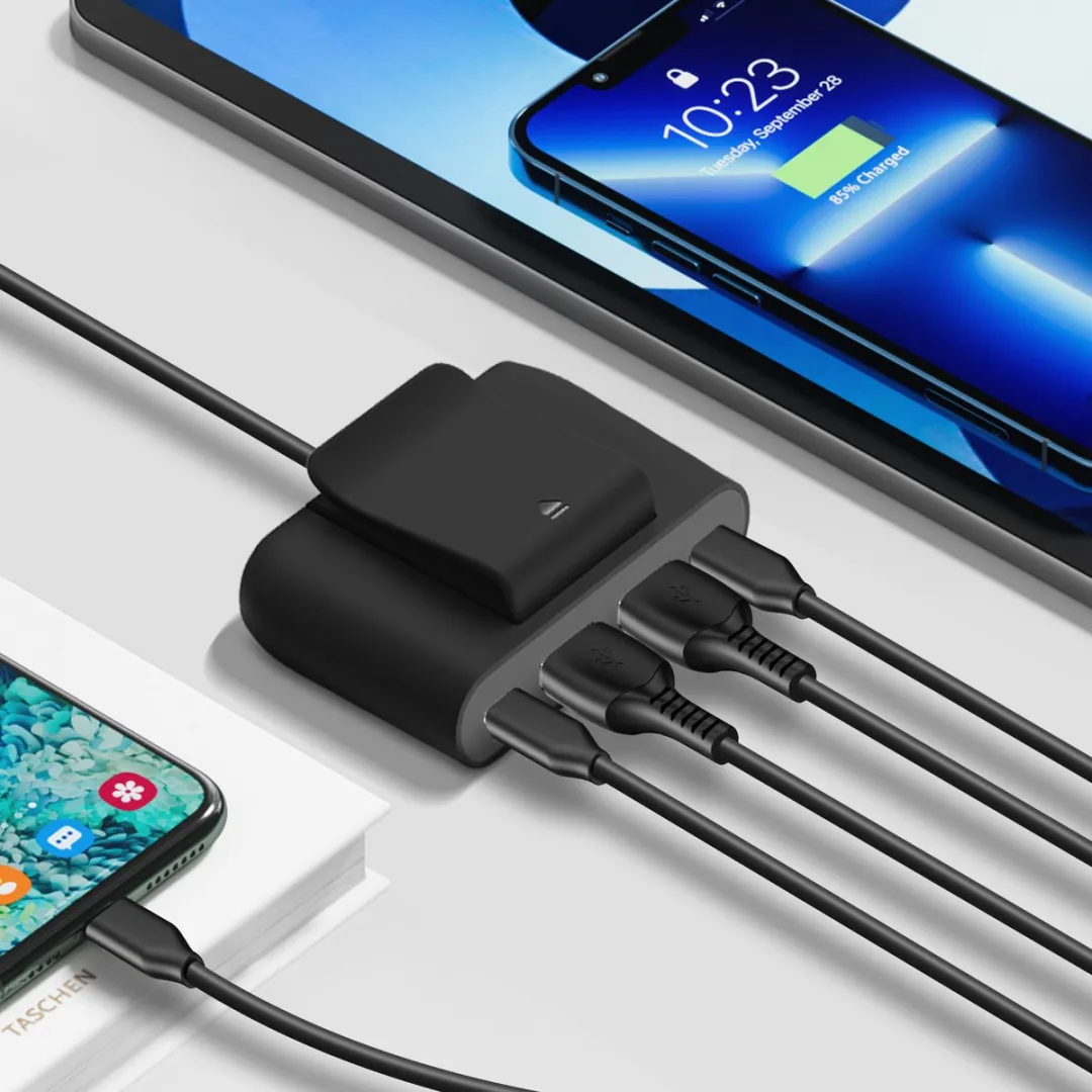 Belkin BUZ001BT2MBKB7 4-poorts USB-splitter - Zwart - afbeelding 6 van 6