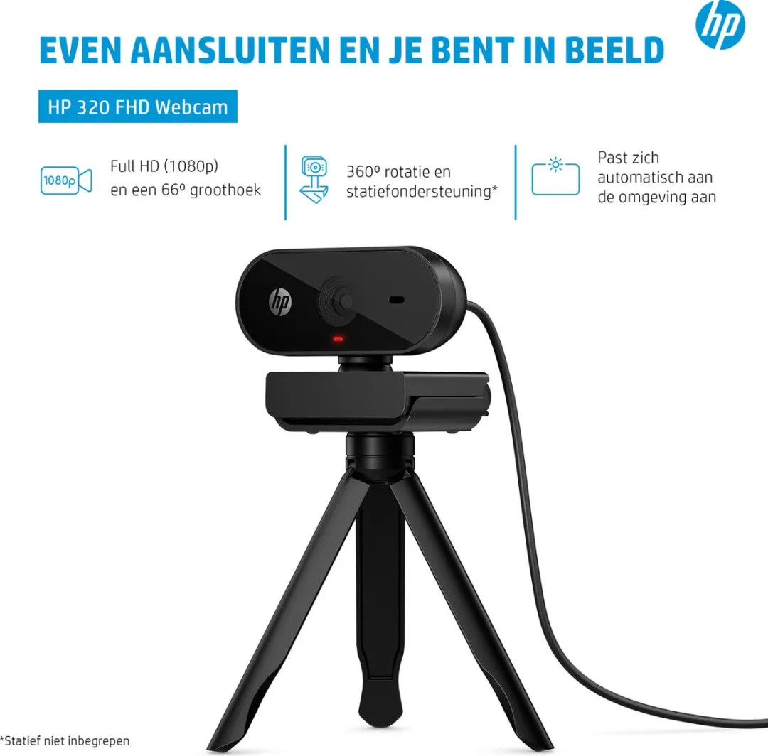 HP 320 Webcam Full HD - 53X26AA