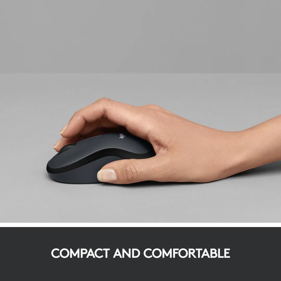 Logitech M220 Silent Draadloze Muis - Grijs