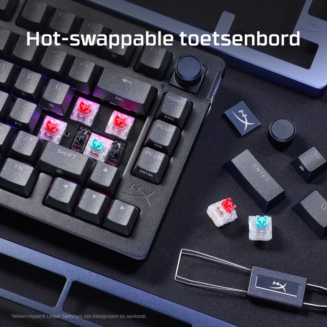HyperX Alloy Rise 7G7A3AA#ABA Gaming Toetsenbord - Zwart