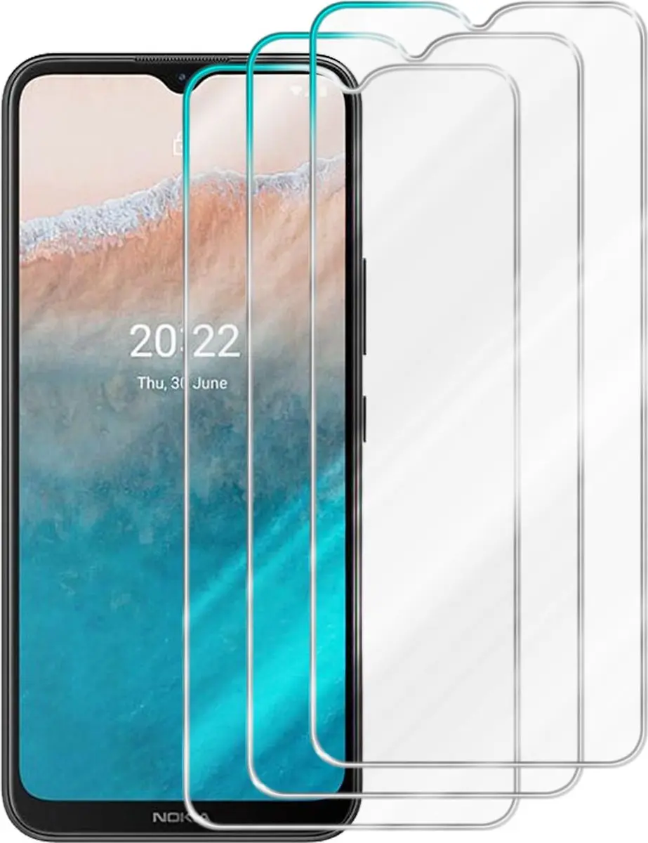 Cadorabo 3x Screenprotector geschikt voor Nokia C21 Plus