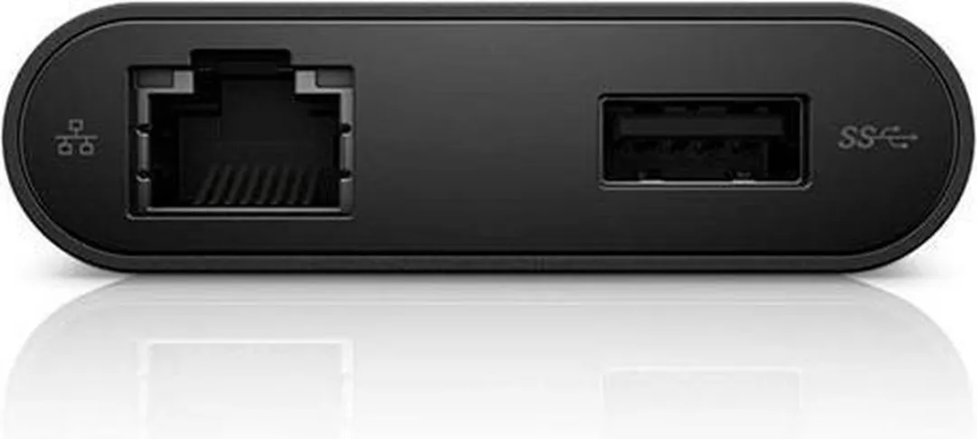 Dell DA200 470-ABRY USB-C Adapter - HDMI/VGA/Ethernet - Zwart