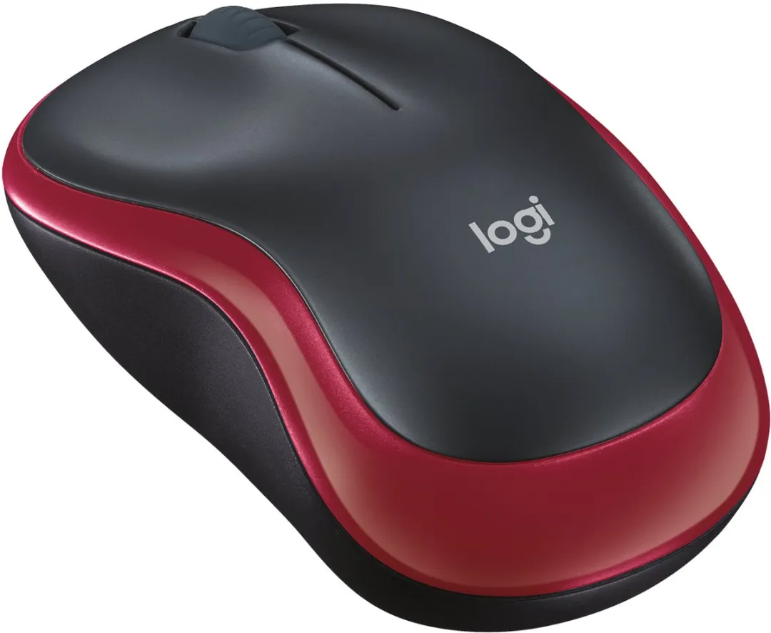 Logitech M185 Draadloze Muis - Rood - afbeelding 6 van 6