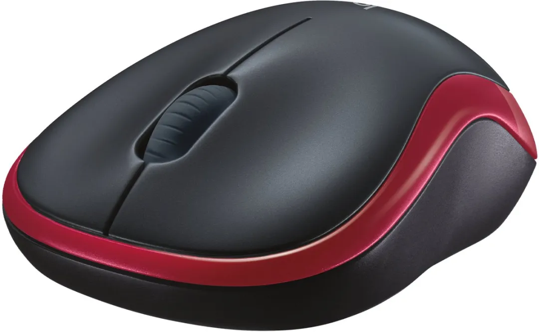 Logitech M185 Draadloze Muis - Rood