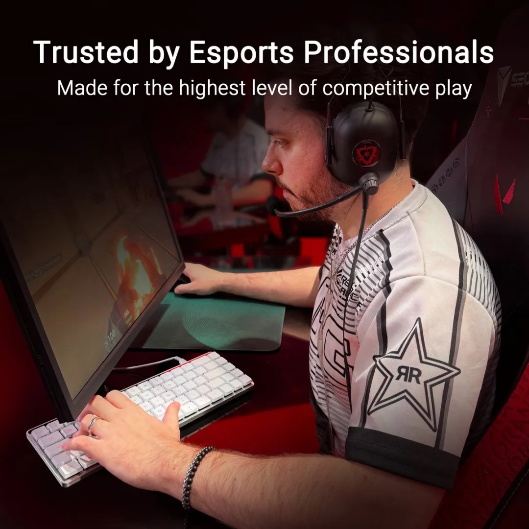 ASUS ROG Falchion RX Low Profile Wit Toetsenbord - USB/RF/Bluetooth