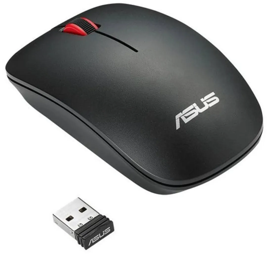 ASUS WT300 RF Draadloze Ambidextrous Muis 1600 DPI - Zwart/Rood - afbeelding 6 van 6