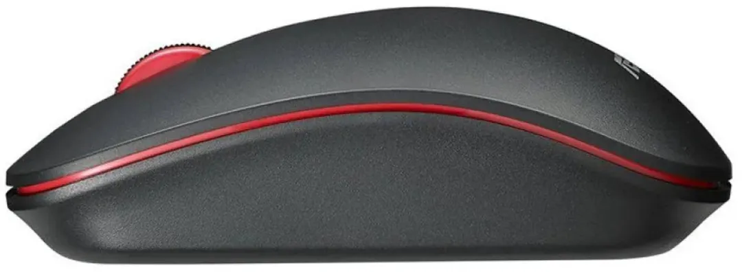 ASUS WT300 RF Draadloze Ambidextrous Muis 1600 DPI - Zwart/Rood