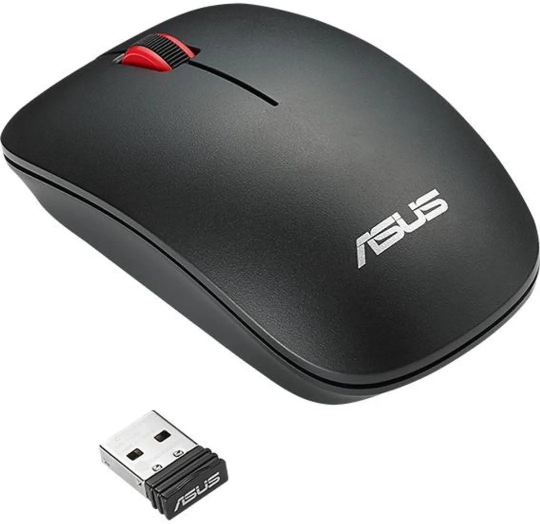 ASUS WT300 RF Draadloze Ambidextrous Muis 1600 DPI - Zwart/Rood
