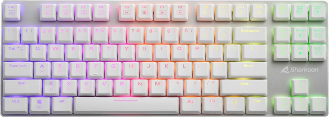 Sharkoon PureWriter TKL 1747579 Toetsenbord - Wit