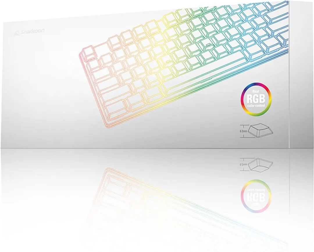 Sharkoon PureWriter TKL 1747579 Toetsenbord - Wit