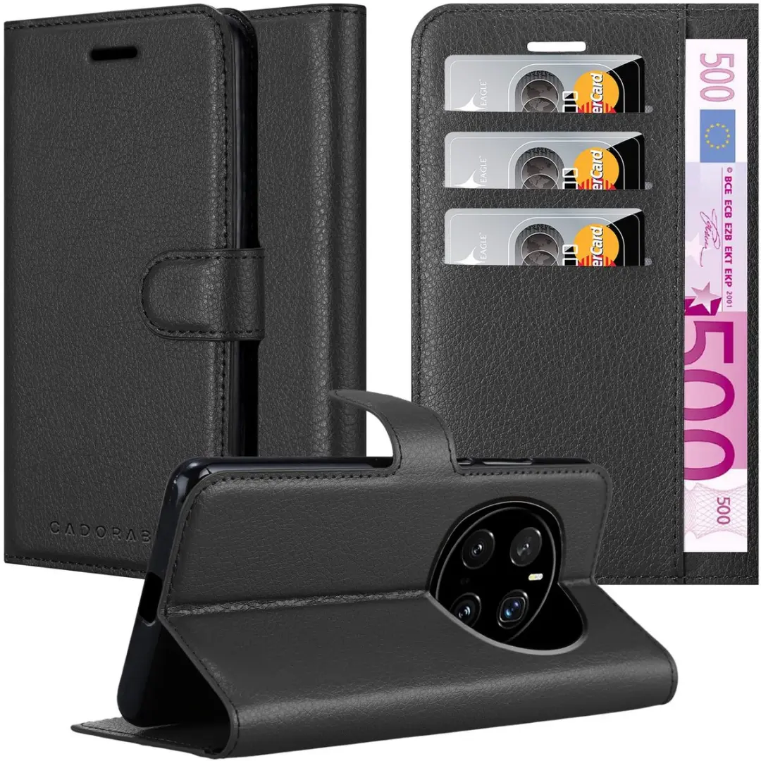 Cadorabo Hoesje geschikt voor Honor Magic 7 Pro in PHANTOM ZWART