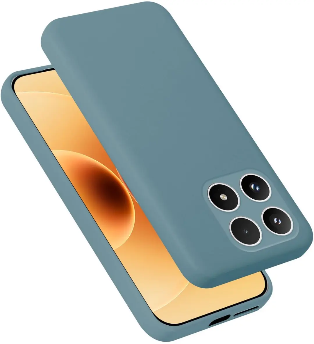 Cadorabo Hoesje geschikt voor Xiaomi 17 Case in Liquid Groen Beschermhoes gemaak