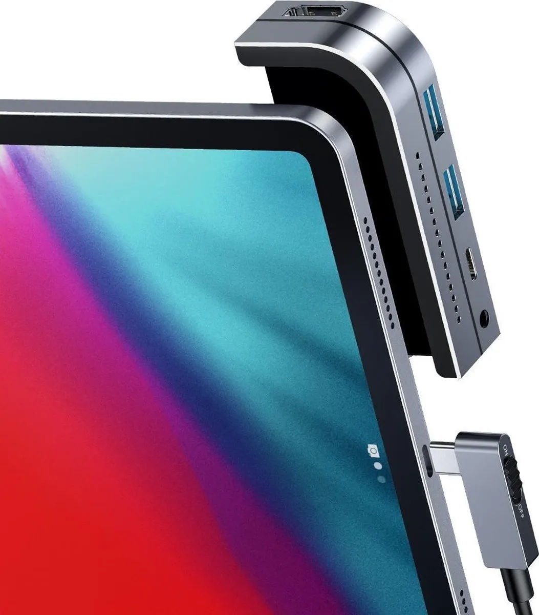 Baseus 6-in-1 Type-C Hub voor iPad Pro/Air