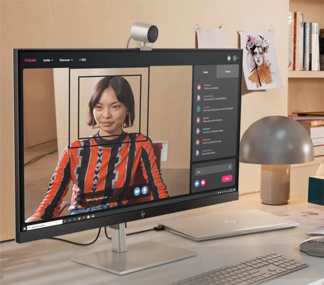 HP 950 4K Pro Webcam - Zilver