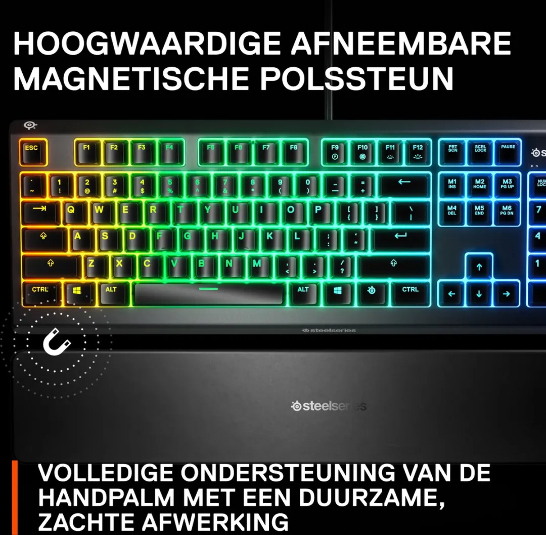 SteelSeries Apex 3 64795 Gaming Toetsenbord - Zwart