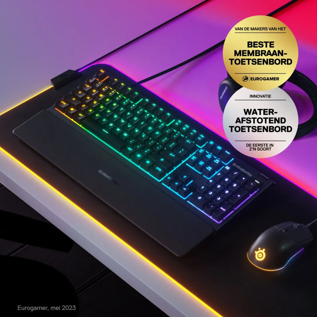 SteelSeries Apex 3 64795 Gaming Toetsenbord - Zwart