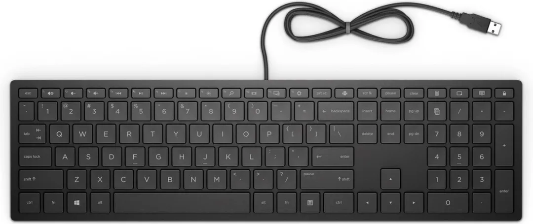 HP Pavilion 300 Bedraad Toetsenbord Zwart