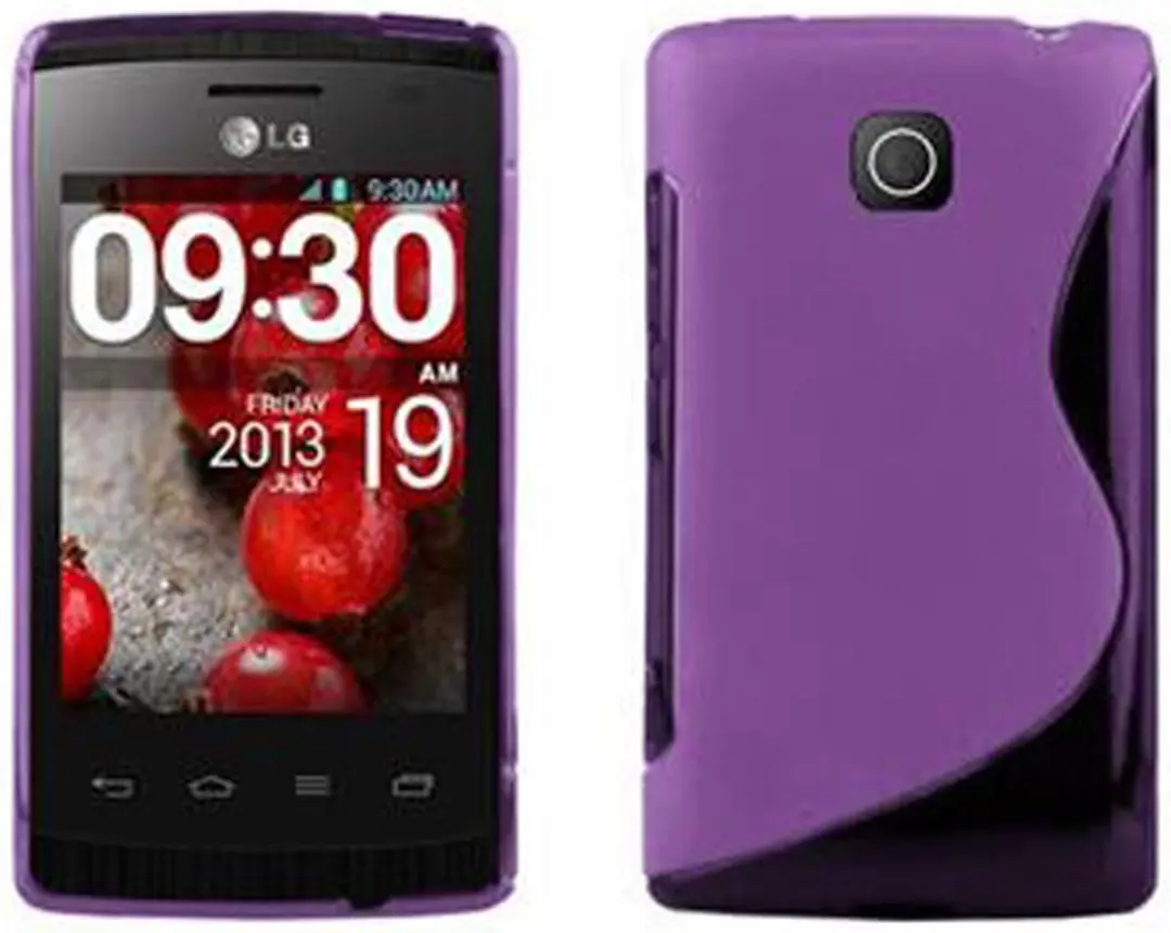 Cadorabo Hoesje geschikt voor LG L1 II in LILA VIOLET