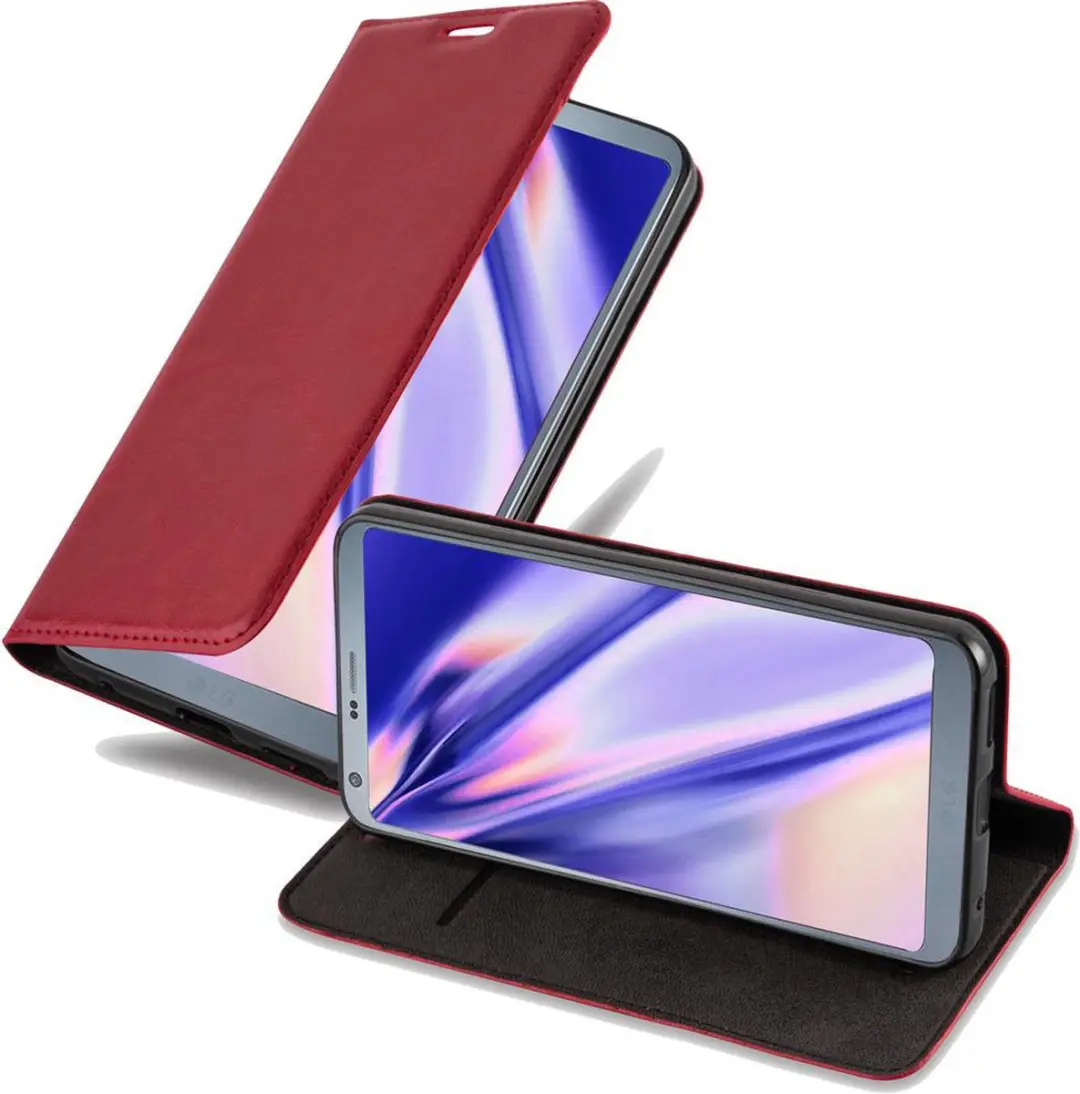 Cadorabo Hoesje geschikt voor LG G6 in APPEL ROOD