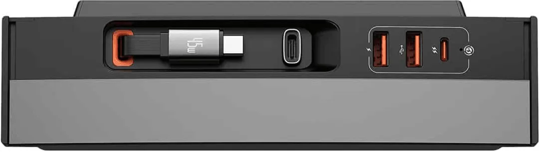 Baseus T-Space USB HUB B00051300111-00 - 5 Poorten - 45W USB-C - Zwart