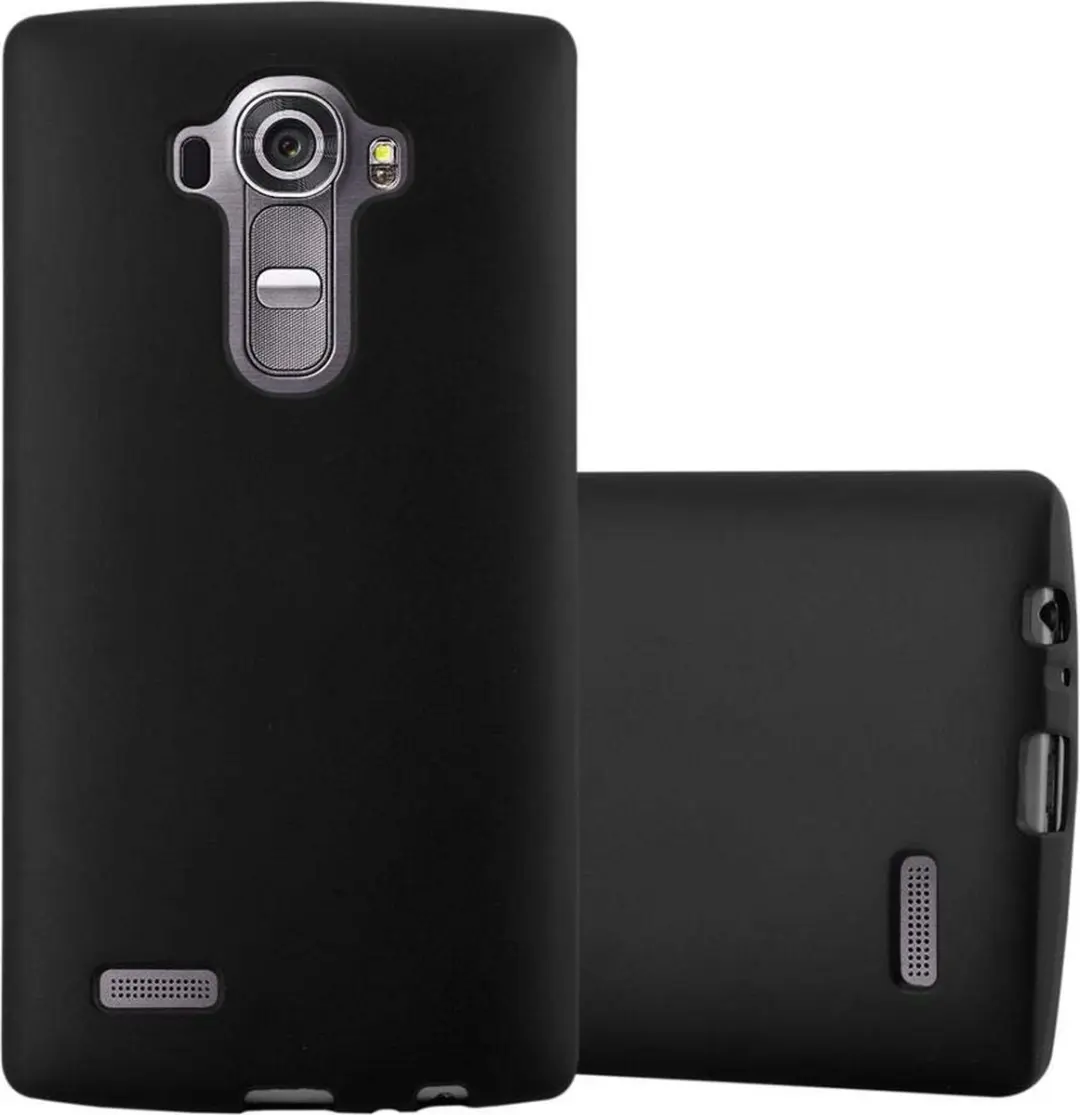 Cadorabo Hoesje geschikt voor LG G4 / G4 PLUS in METALLIC ZWART
