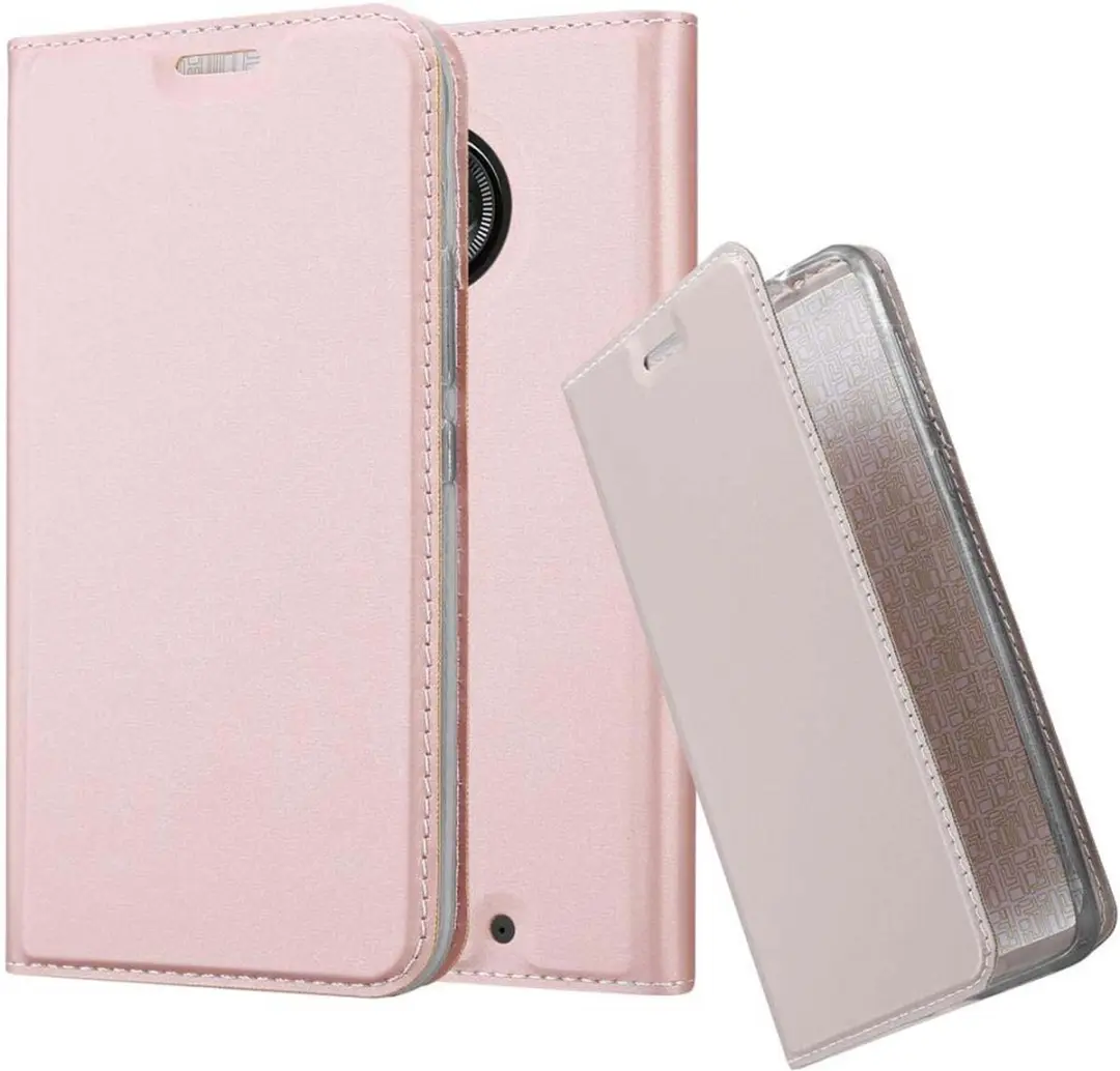 Cadorabo Hoesje geschikt voor Motorola MOTO X4 in CLASSY ROSE GOUD