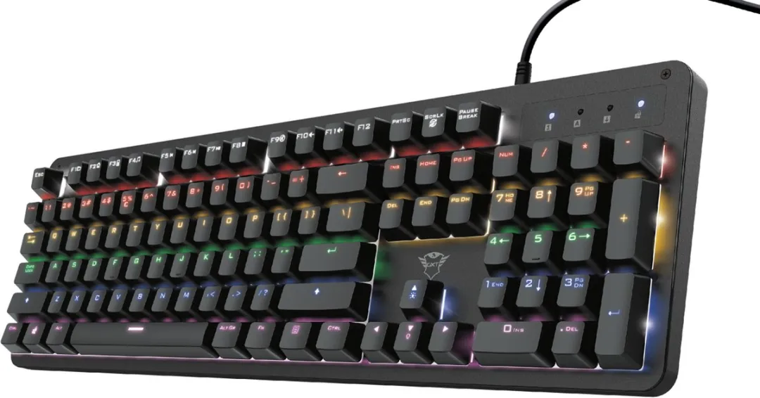 Trust GXT 1863 Thaz Mechanisch Gaming Toetsenbord - Zwart