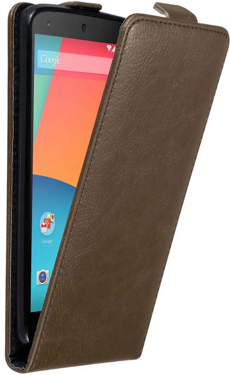 Cadorabo Hoesje geschikt voor LG Google NEXUS 5 in KOFFIE BRUIN