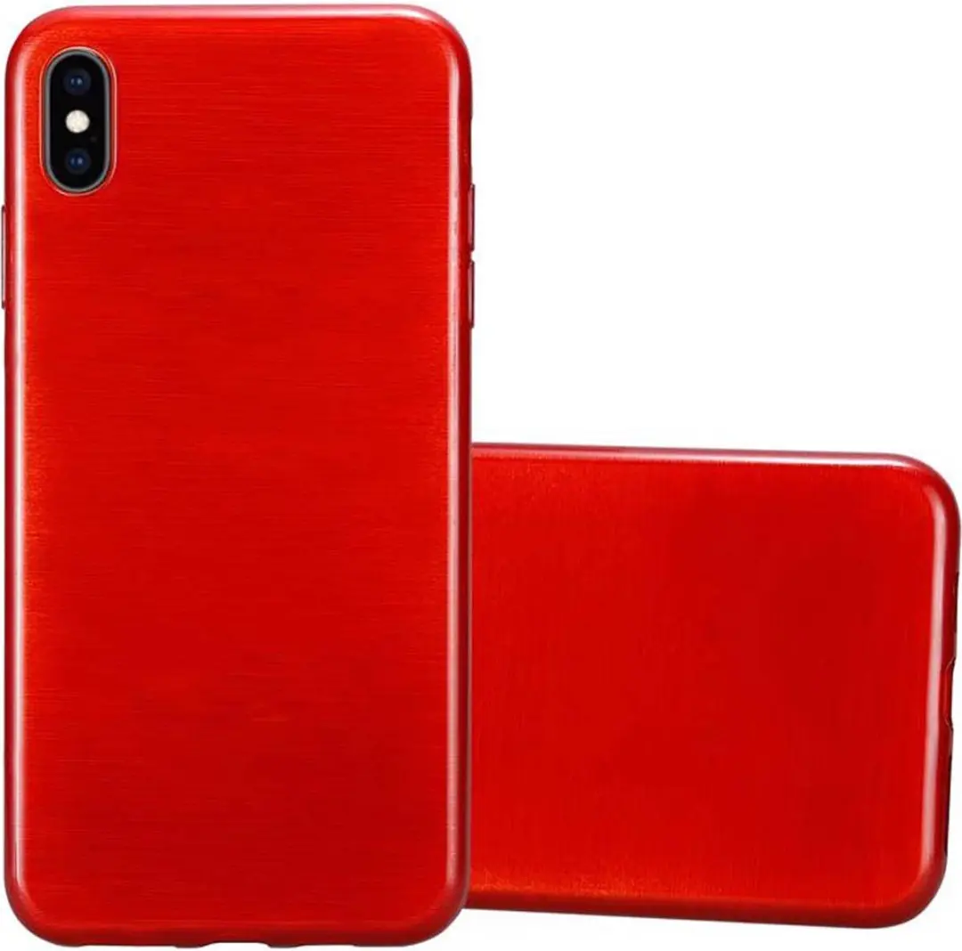 Cadorabo Hoesje geschikt voor Apple iPhone XS MAX in ROOD