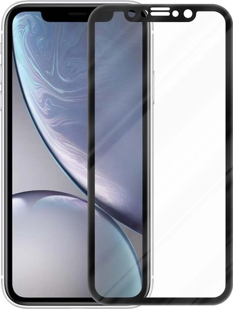 Cadorabo Volledig scherm pantserfolie geschikt voor Apple iPhone XR in TRANSPARA