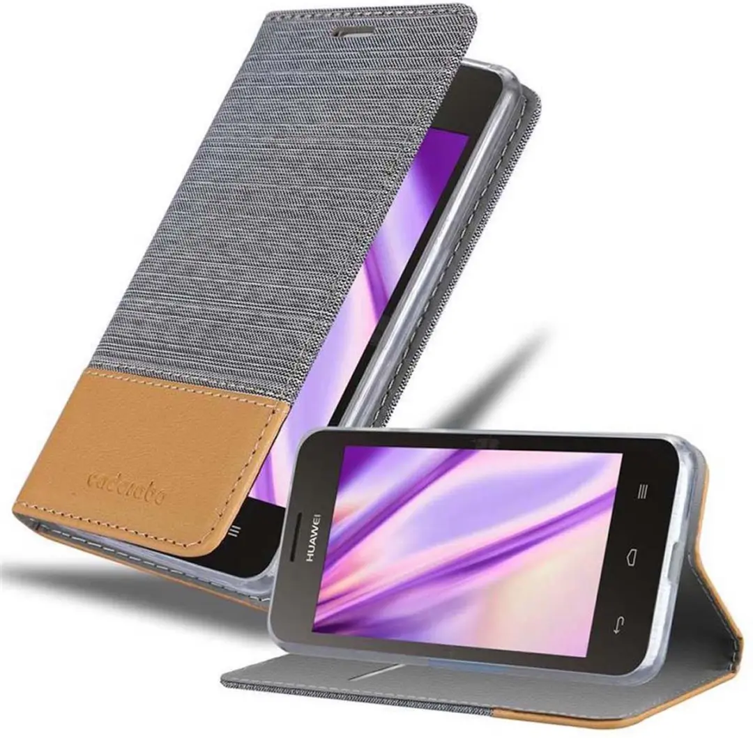 Cadorabo Hoesje geschikt voor Huawei Y3 / Y3C / Y330 / Y331 / Y360 in LICHTGRIJS