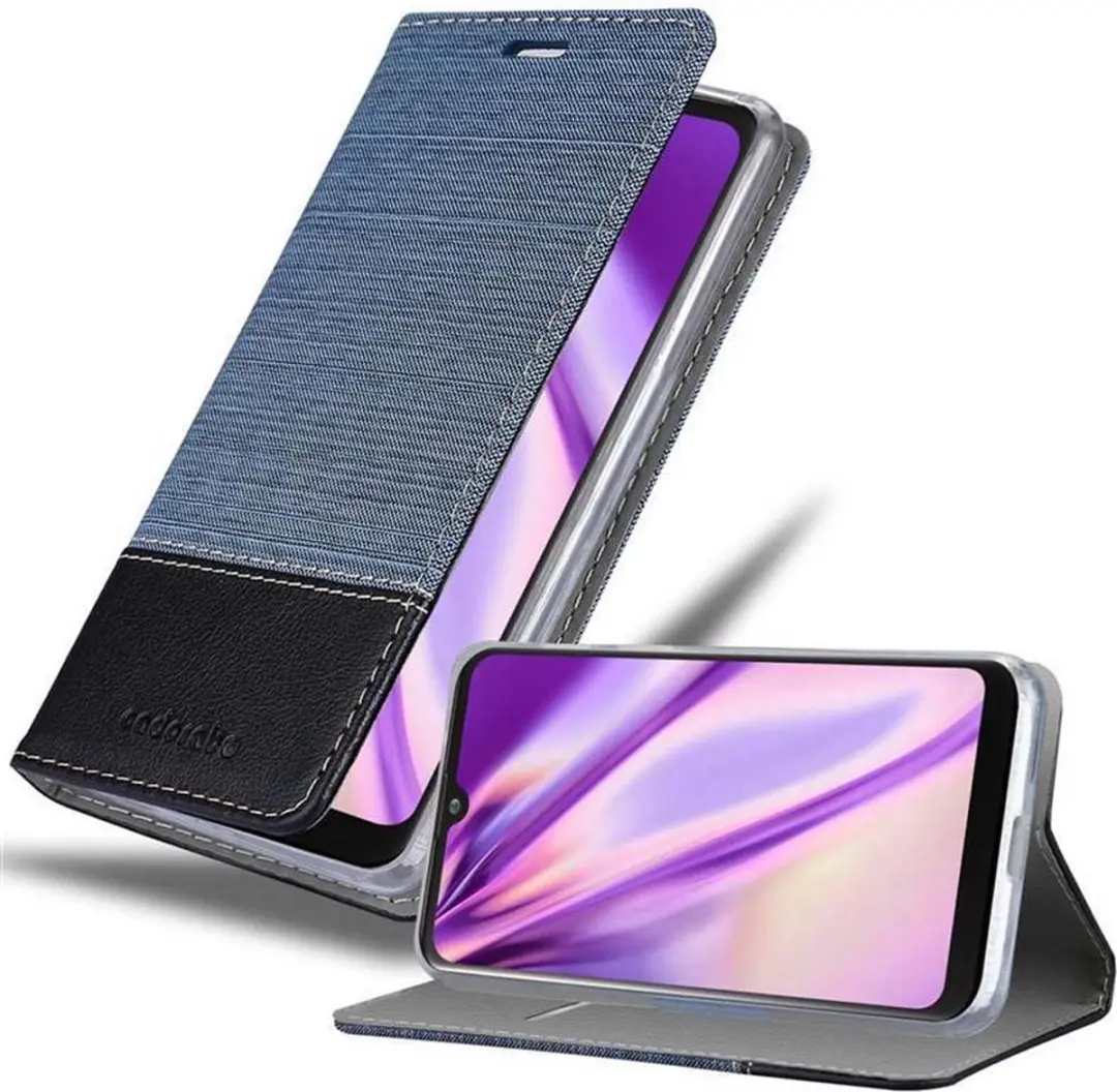 Cadorabo Hoesje geschikt voor LG K50 in DONKERBLAUW ZWART