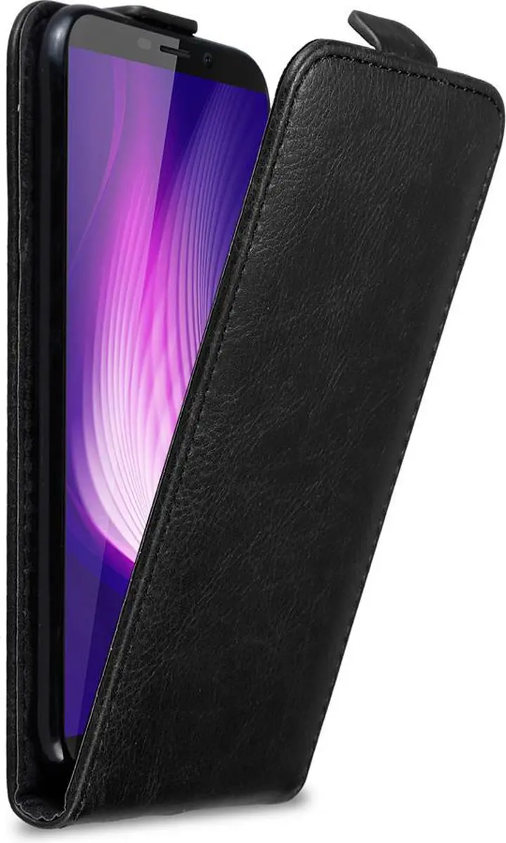 Cadorabo Hoesje geschikt voor Cubot NOVA in ZWARTE NACHT - Beschermhoes in flip design Case Cover met magnetische sluiting