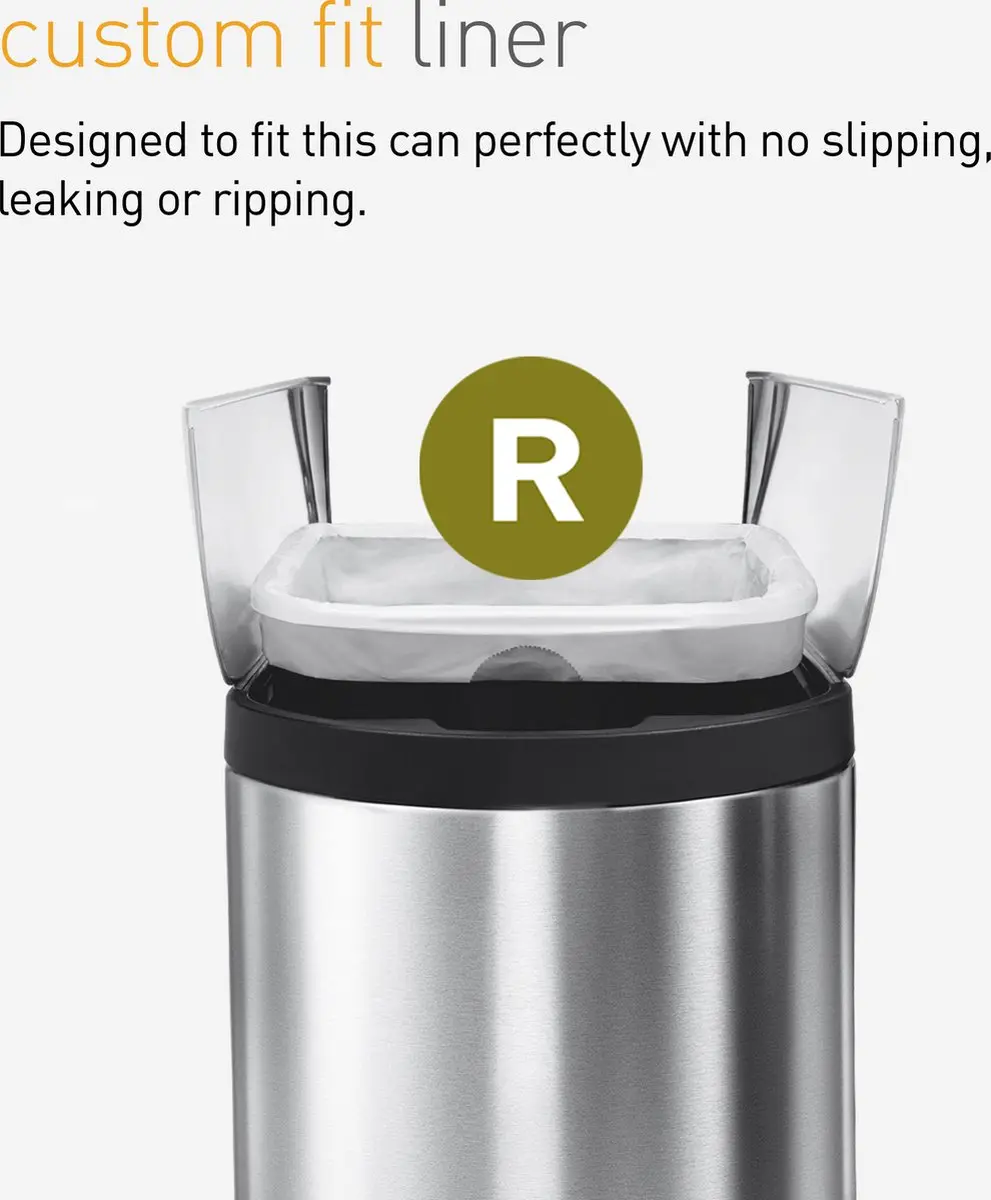 Simplehuman Code R CW0201 Afvalzakken - 10 liter - 20 stuks - afbeelding 4 van 6