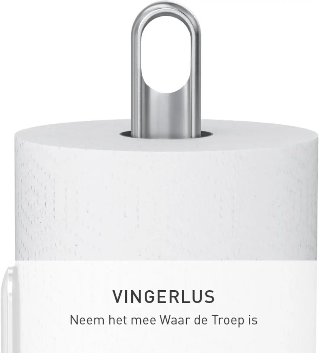 Simplehuman Keukenrolhouder KT1203 - Geborsteld RVS - afbeelding 3 van 5