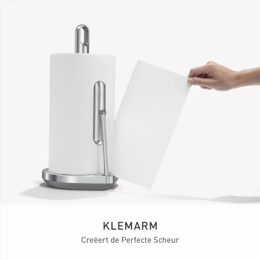 Simplehuman Keukenrolhouder KT1203 - Geborsteld RVS - afbeelding 5 van 5