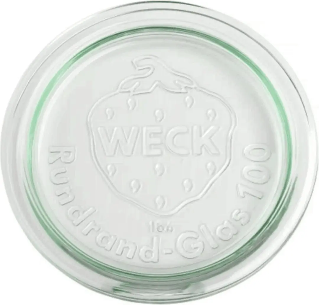 Weck RR100 glazen deksel
